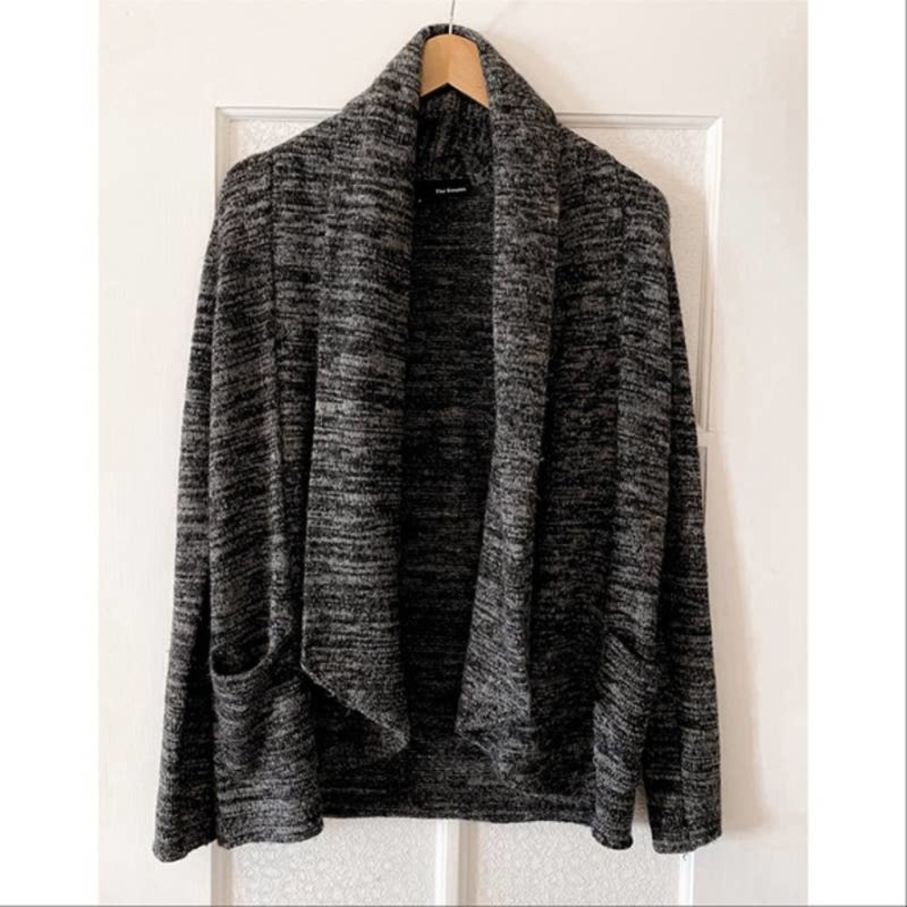 The Kooples Alpaca Wool Cardigan Slouchy Oversized Sweater Gray XS